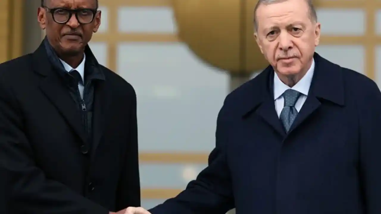 Cumhurbaşkanı Erdoğan ile Kagame ile görüştü