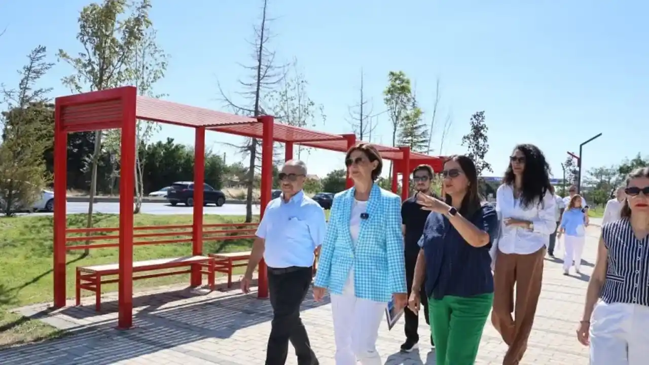 Eskişehir Gündoğdu’da yeşil alan çalışması