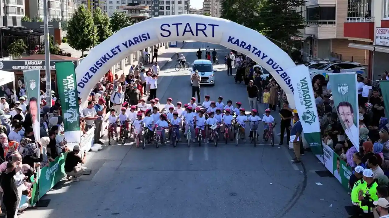 Konya Karatay’da ‘Düz Bisiklet’ heyecanı