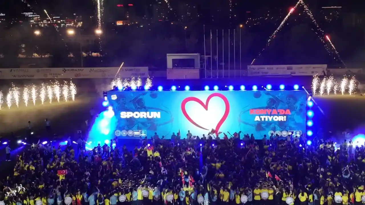 Konya’da Spor Okulları Olimpiyatları coşkusu