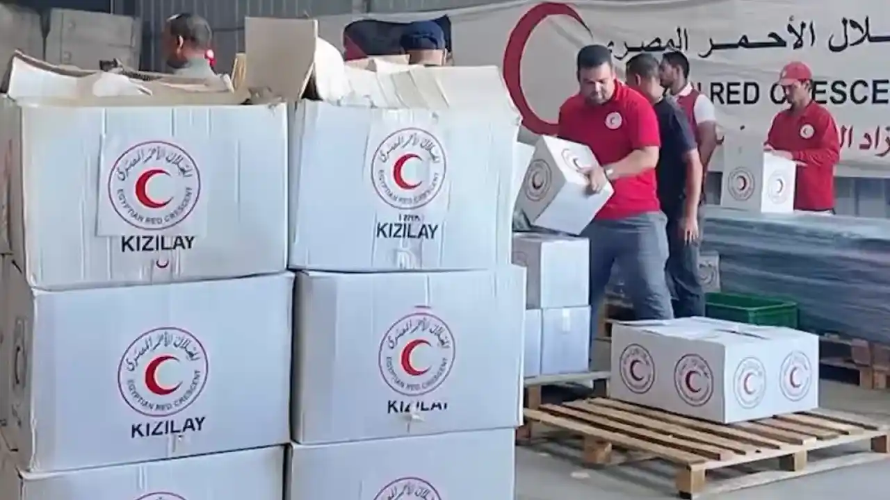 Türk Kızılayı, Gazze’de insani yardımlarını sürdürüyor