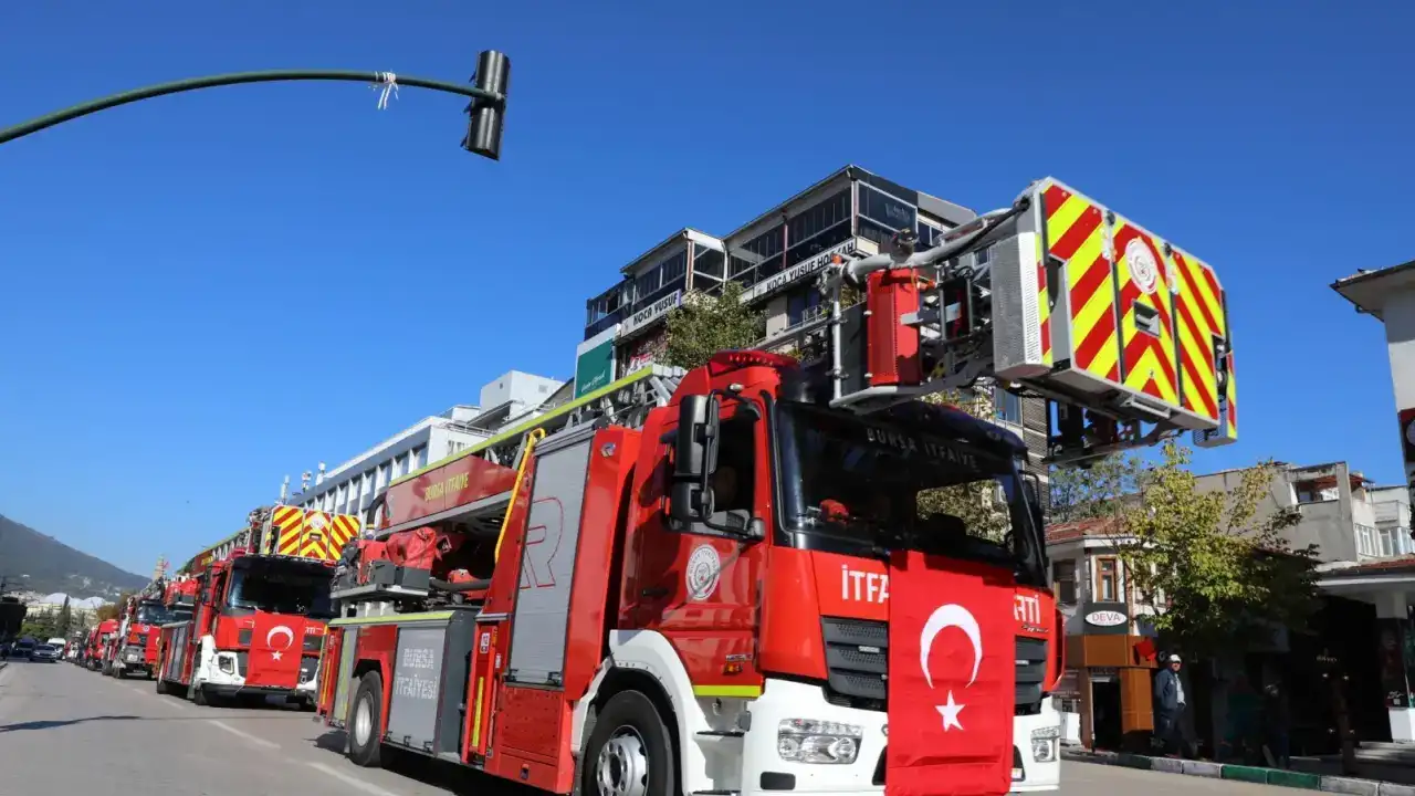 Bursa itfaiyesi 312. yılında örnek şehir olacak