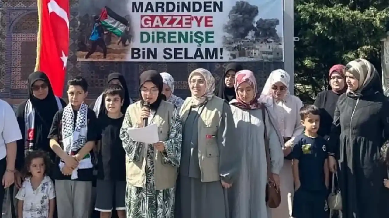 Gazze’deki eğitim mücadelesi Mardin’de gündeme taşındı: “Gazze’nin Çocukları Yalnız Değildir”