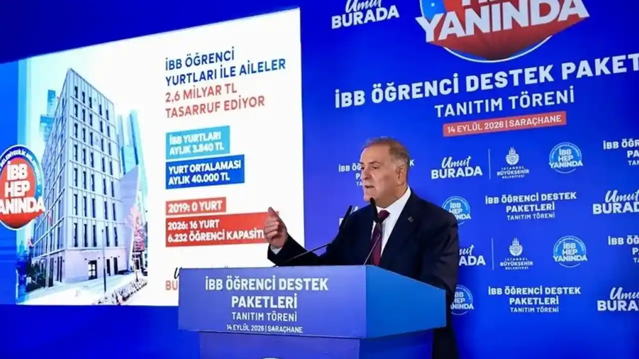 İstanbul Büyükşehir’den öğrencilere 8,7 milyar liralık destek paketi