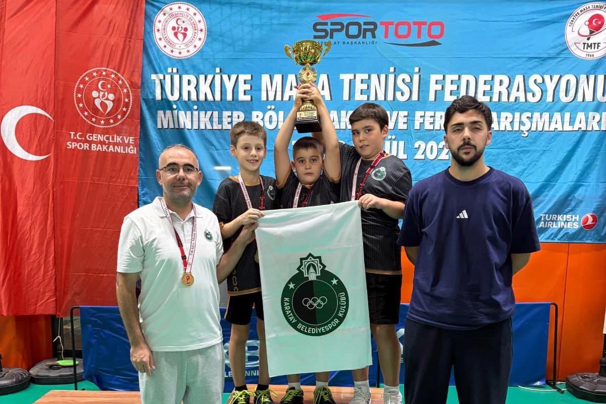 Karataylı minik raketler Muğla’da şampiyon oldu