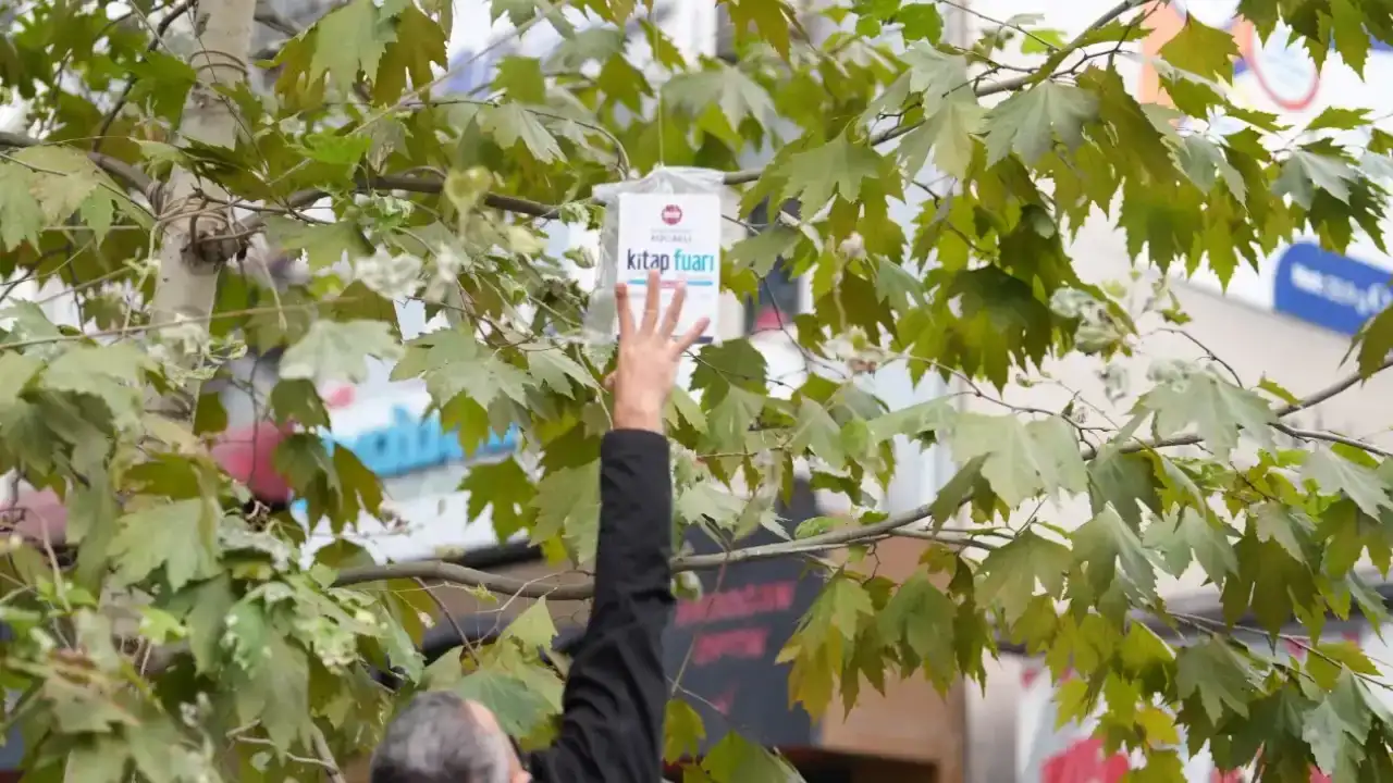Kocaeli Kitap Fuarı öncesi ağaçlar kitap açacak