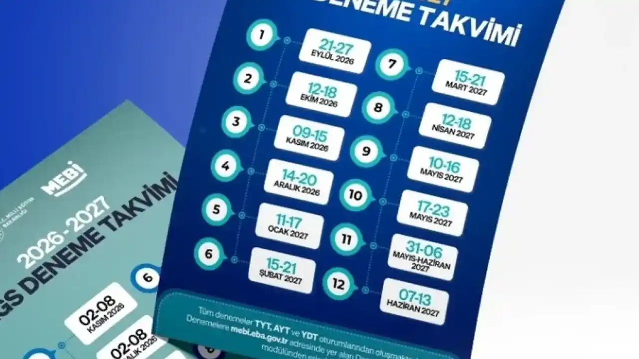 MEBİ’nin YKS ve LGS deneme takvimi açıklandı