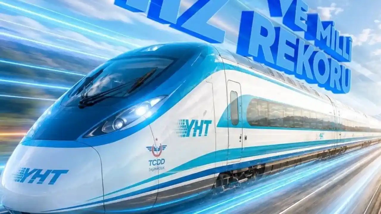 Milli elektrikli hızlı trenden yeni rekor… 250 kilometre hıza ulaştı