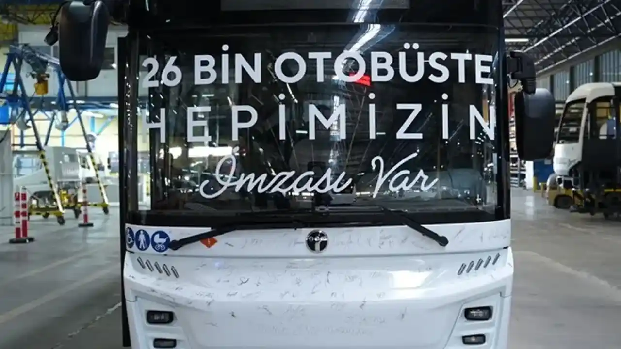 TEMSA’nın 26 bininci otobüsü banttan indi