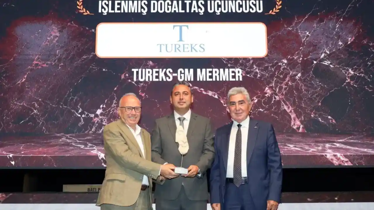 Tureks’e doğal taş ihracatında 4 ödül birden