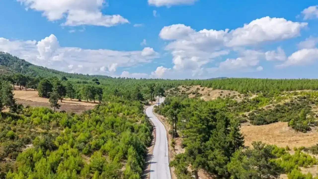Denizli’de iki ilçeyi birbirine bağlayan yeni yol hizmete girdi