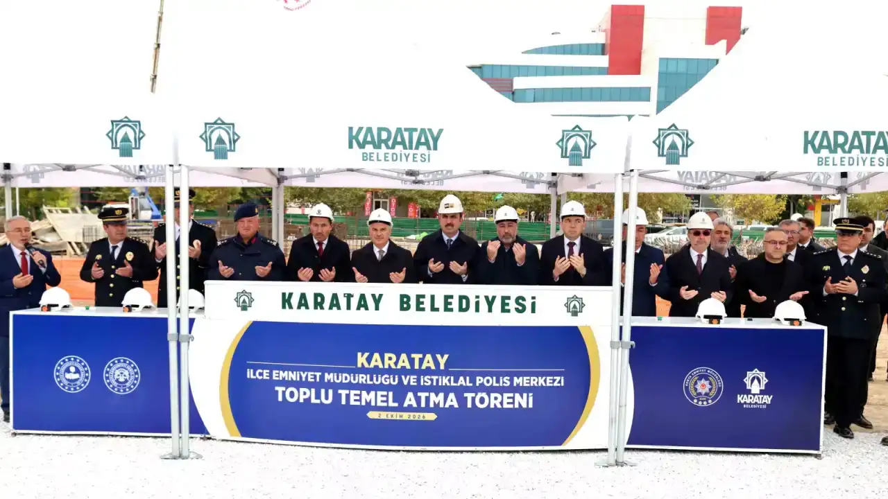 Karatay’ın güvenlik altyapısını güçlendirecek iki yeni emniyet binası inşa ediliyor